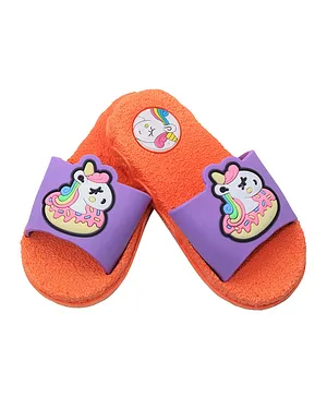 Babyqlo Unicorn Funky Slides - Orange