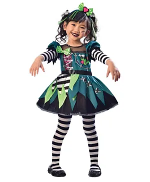 Riethmuller Little Miss Frankenstein Costume - Green