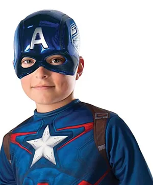 Rubie's Official Marvel Avengers Captain America Deluxe Mask - Blue