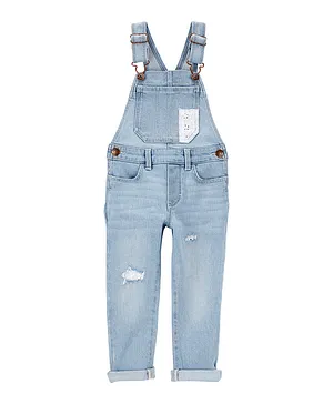 OshKosh B'Gosh The Favorite Overalls Stretch Denim Remix Dungaree - Blue