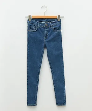 LC Waikiki Solid Skinny Fit Jeans - Indigo Blue