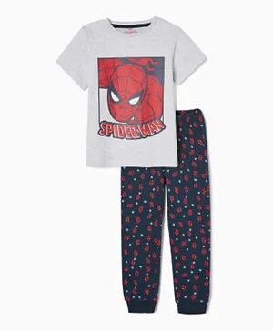 Zippy Spiderman Pyjama Set - Light Grey