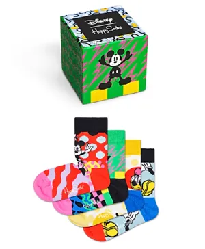 Happy Socks 4-Pack Kids Disney Gift Set - Multicolour