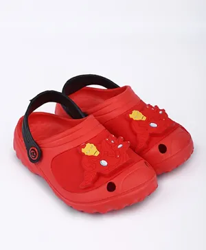 Ironman Clogs with LED Lights - Red