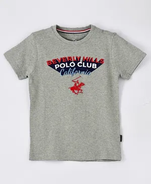 Beverly Hills Polo Club Weekend Matinee Short Sleeve T-Shirt - Grey