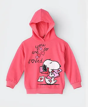 Peanuts Snoopy Hoodie - Pink