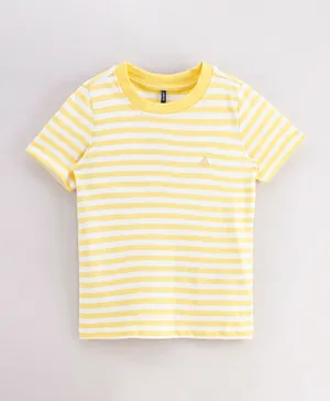 Only Kids Kobsilas Striped T-Shirt - Lemon