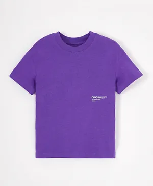 Jack & Jones Junior Jorclan Solid T-Shirt - Deep Lavender