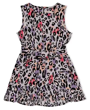 Only Kids All Over Printed Dress - Multicolor