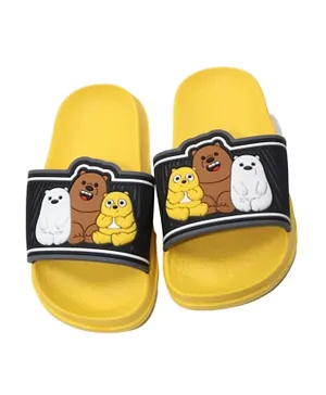 Babyqlo Panda Feature Funky Slides - Yellow