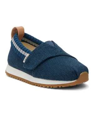 Toms Heritage Canvas Tiny Alpargata Resident Sneakers - Blue