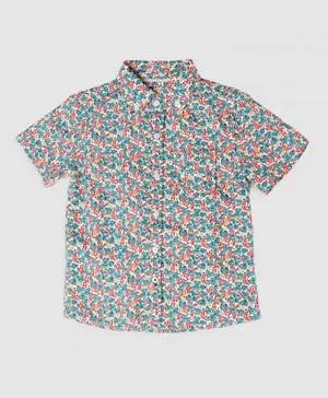 قميص زرافة بنقوش زهور - متعدد الألوان
