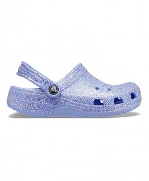 Crocs Classic Glitter Clogs - Purple