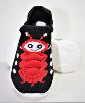 Babyqlo Bug Feature Soft-Top Shoes - Red
