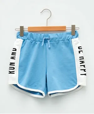 LC Waikiki Be Happy Shorts - Blue