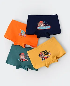 Babyqlo 4 Pack Bear Cotton Underpants - Multicolor