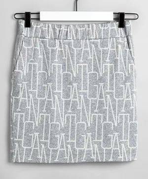 Gant All Over Printed Skirt - Grey