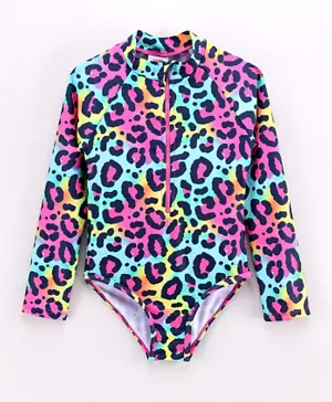 Minoti Leopard Swimsuit - Multicolor