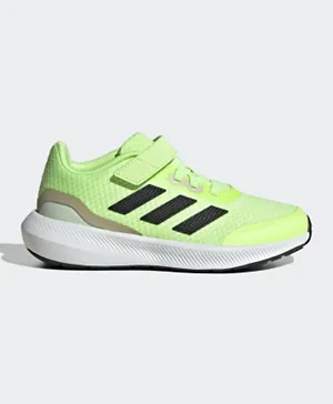 adidas Runfalcon 3.0 Elastic Lace Top Strap Shoes - Green