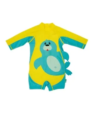 Zoocchini One Piece Surf Suit Seal - Yellow