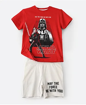 Star Wars Tee with Shorts Set - Red