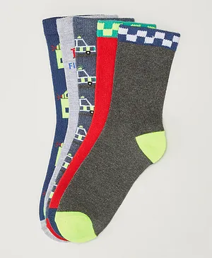 LC Waikiki 5 Pack Patterned Socks - Multicolour