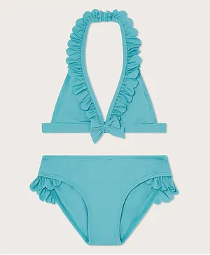 Monsoon Children Plain Two Piece Swimsuit - Blue