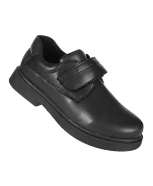 Ninos Velcro Closure School Shoes - Black