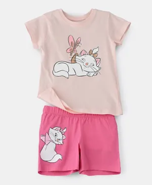 Disney Marie Tee with Shorts Set - Pink
