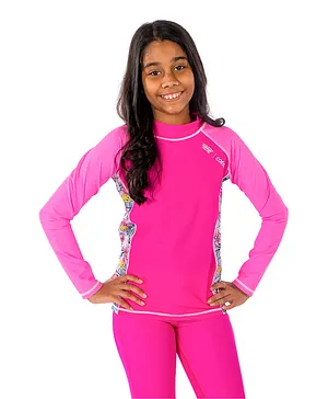 Coega Sunwear Tropical Tweety Rashguard - Pink