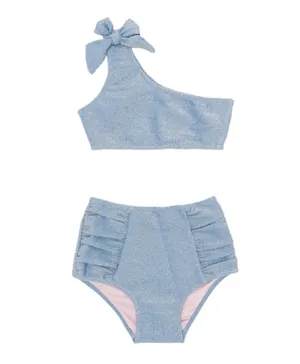 Reborn Society Shimmer Two Piece Swimsuit - Blue
