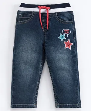 Babyoye Full Length  Solid Jeans - Blue