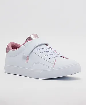 Polo Ralph Lauren Theron V PS Velcro Shoes - White