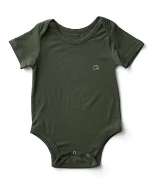 Anvi Baby Solid Bodysuit - Dark Green