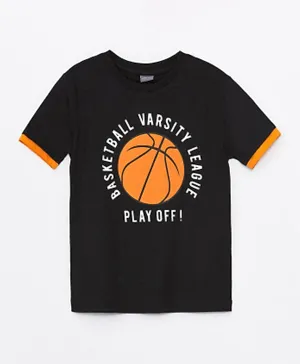 LC Waikiki Basketball T-Shirt - Black