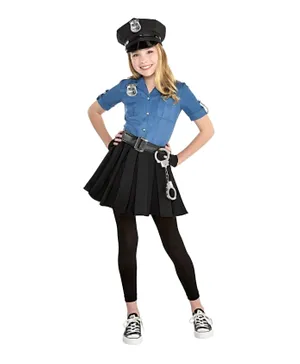 Party Center Child Cop Cutie 2 Costume - Blue & Black