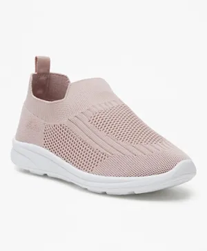 Oaklan by Shoexpress Textured Slip On Sports Shoes - Pink