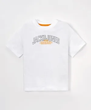 Jack & Jones Junior United Super Comfy T-Shirt - White