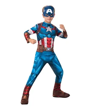 Brain Giggles Avengers Captain America Costume - Blue