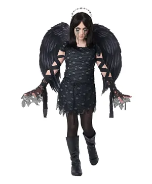 California Costumes Dark Angel Black & Gray Child Girl Costume-Black/Gray