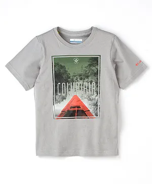 Columbia Champs Half Sleeves Tee - Grey