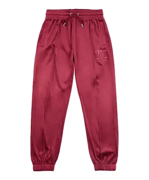 Juicy Courture Velour Loose Joggers - Red
