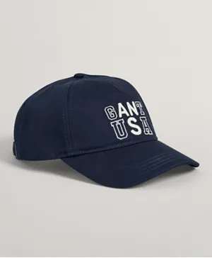 Gant USA Graphic & Embroidered Cap - Blue
