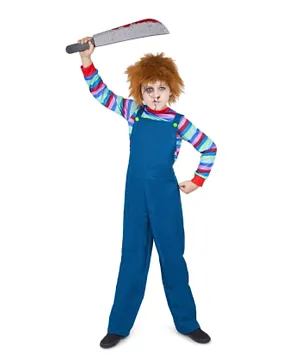 Party Magic Chucky Puppet Boy Costume - Multicolor