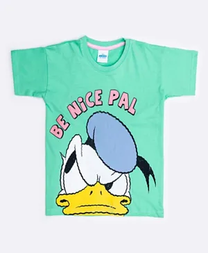 R&B Kids Angry Donald Duck T-Shirt - Green