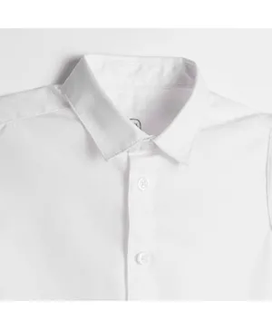 SMYK Half Sleeves Shirt - White