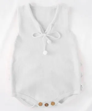 Stylefish Mia Sleeveless Dressy Bodysuit - White
