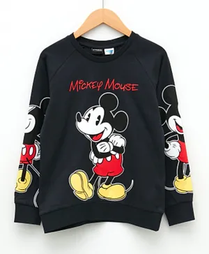 LC Waikiki Mickey Mouse Sweatshirt - Black