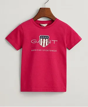 Gant Archive Shield Graphic T-Shirt - Pink