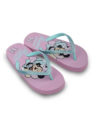 Minnie Mouse Flip Flops - Light Purple